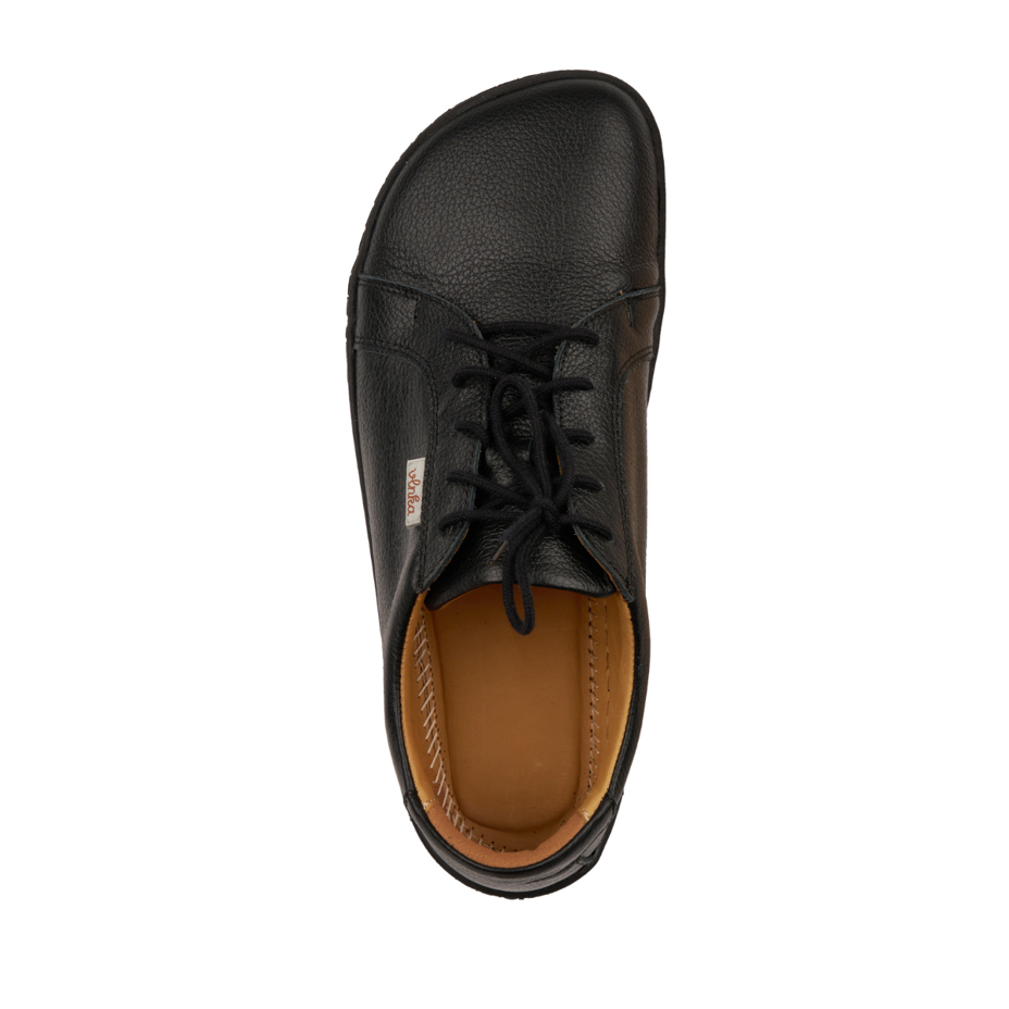 Barefoot leather sneakers Mira black