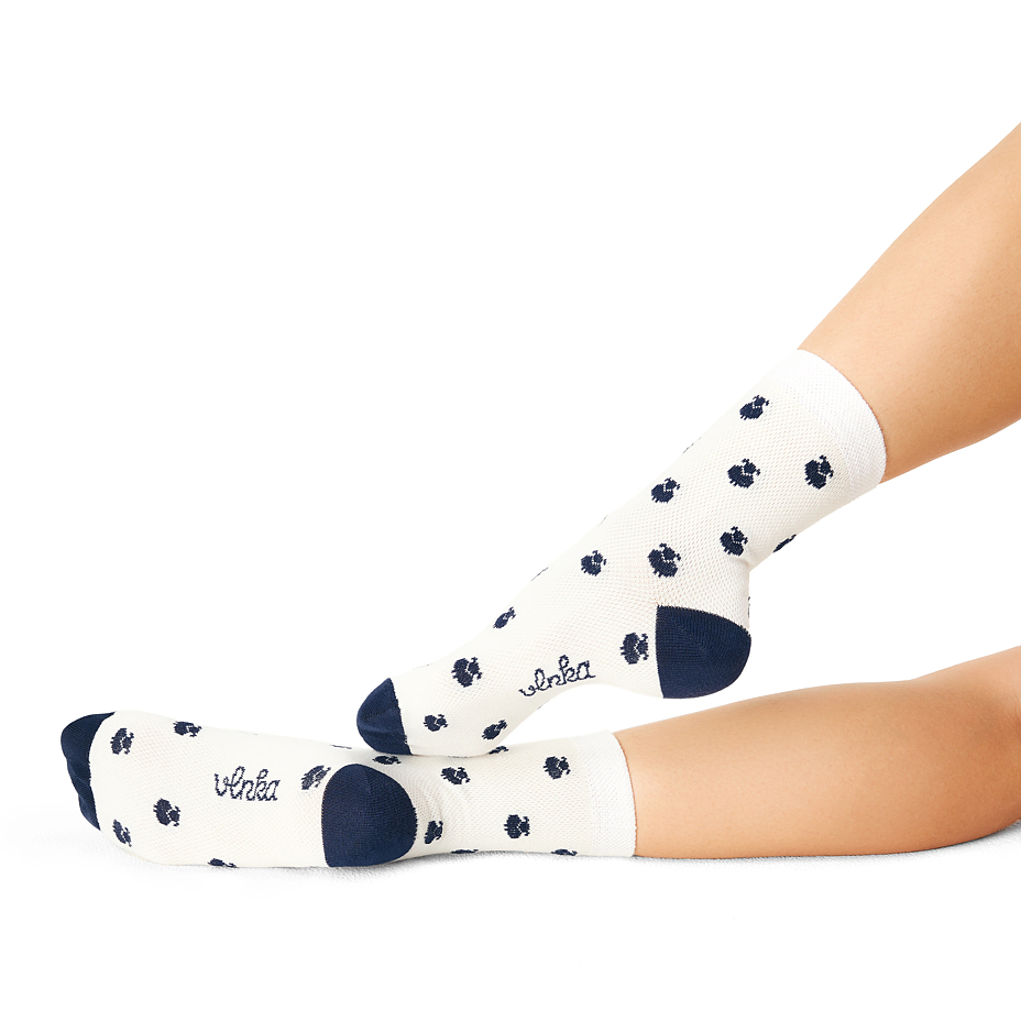 Merino Summer Socks Blue Sheep