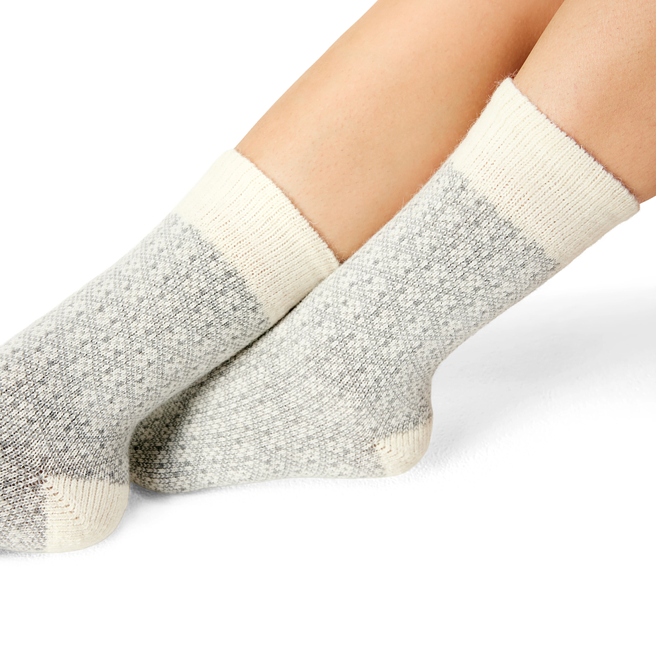 Sheep Socks Merino Jacquard Light Grey