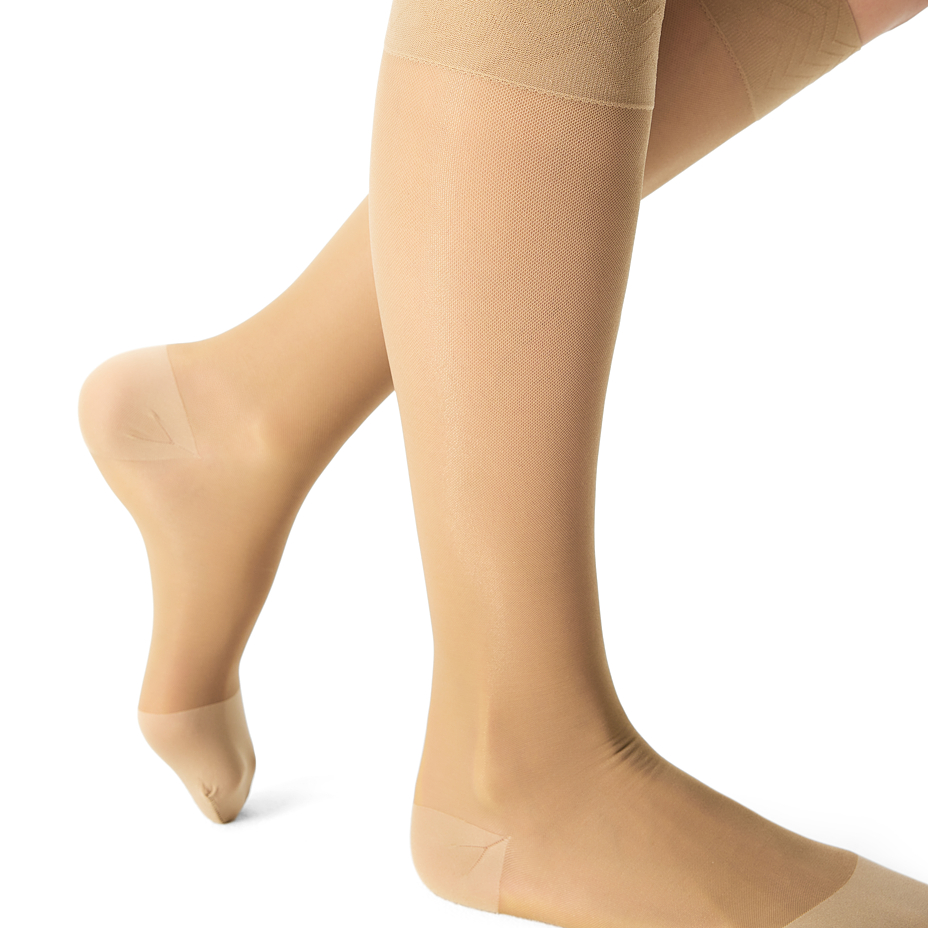 Medical Knee-high Compression Socks Natural Skin