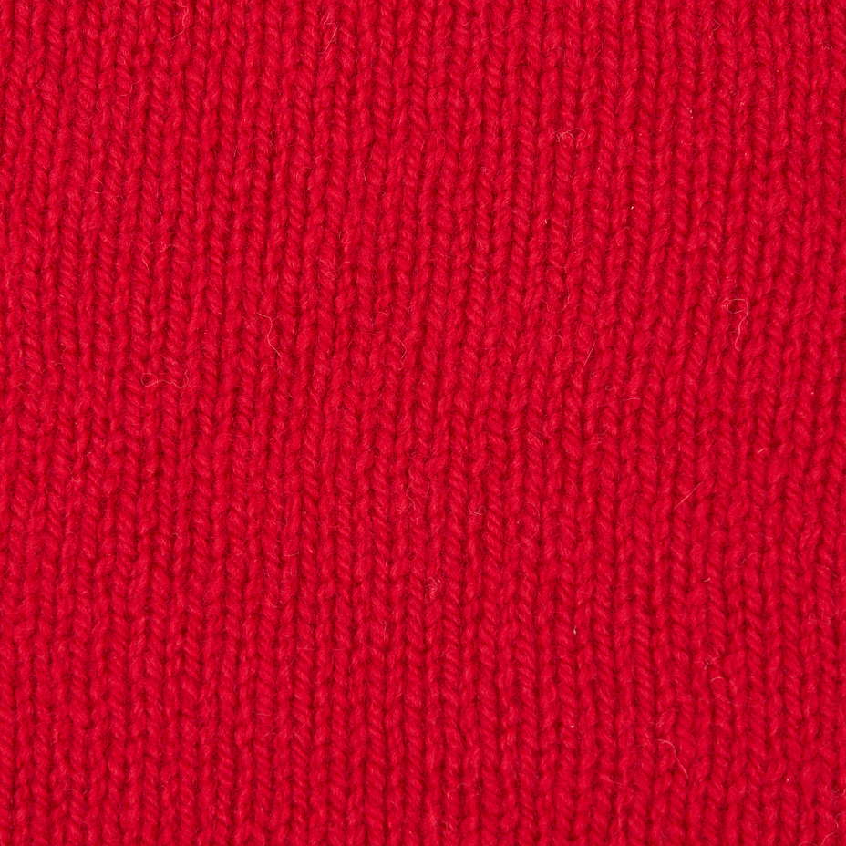 Cashmere scarf with Merino wool red