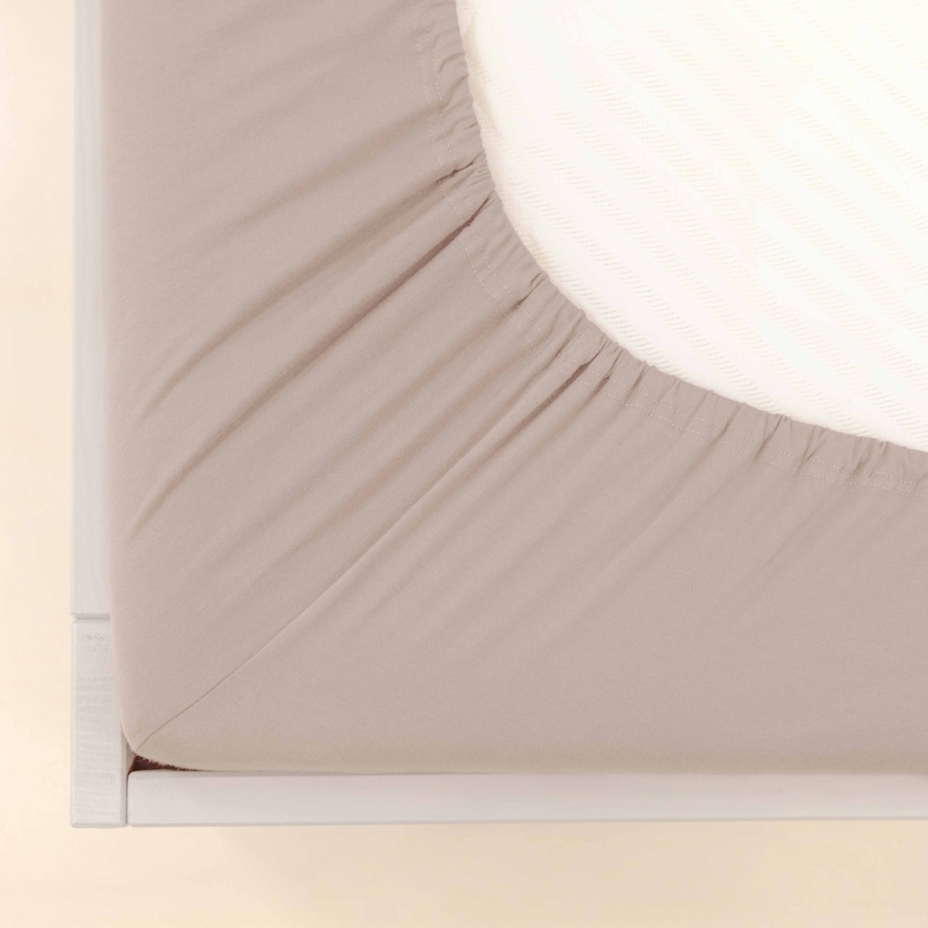 Cotton Jersey sheet beige