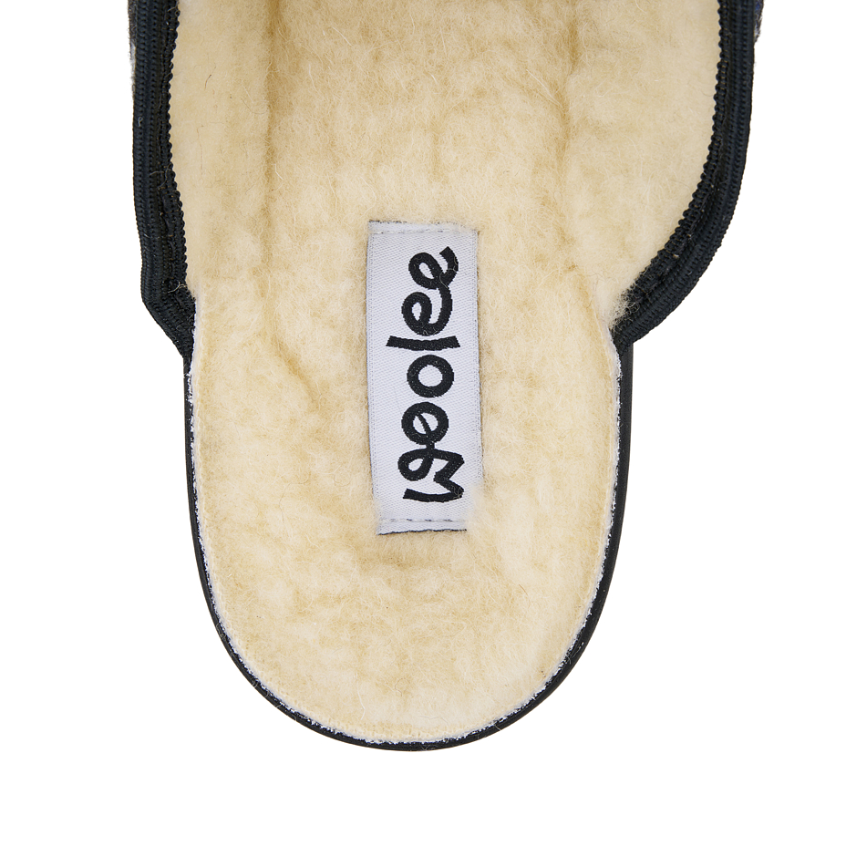Two-pack of men's comfort slippers with Merino sheep wool