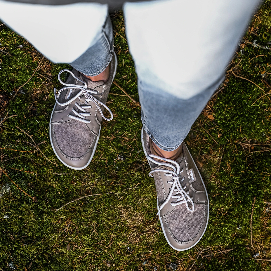 Women’s barefoot wool sneakers Teo beige