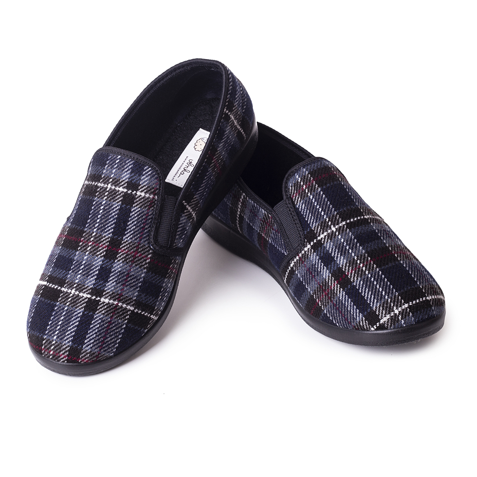 Men's Non-Slip Slippers Plaid