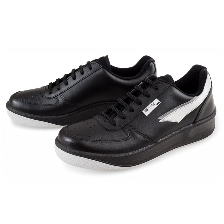 Leather PRESTIGE Trainers Black