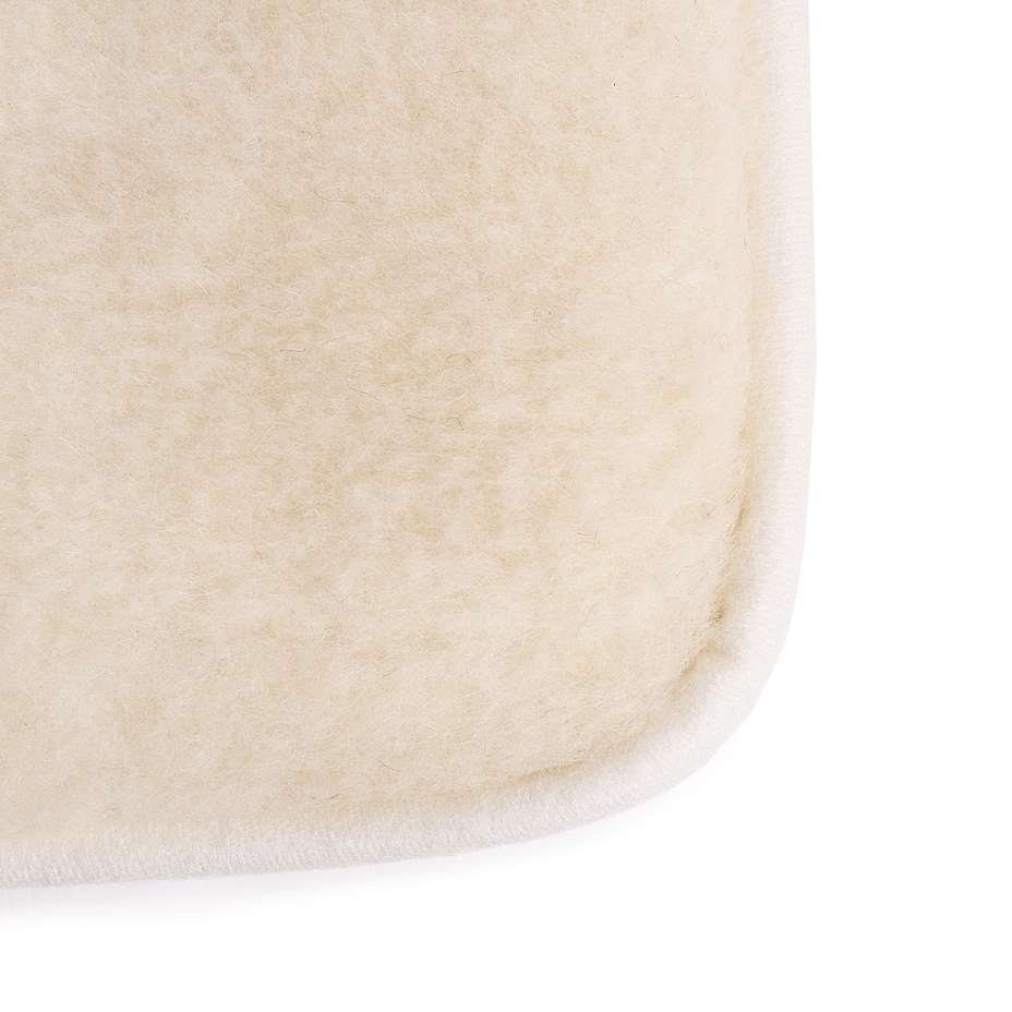 Wool Dog Bed Mat Natural