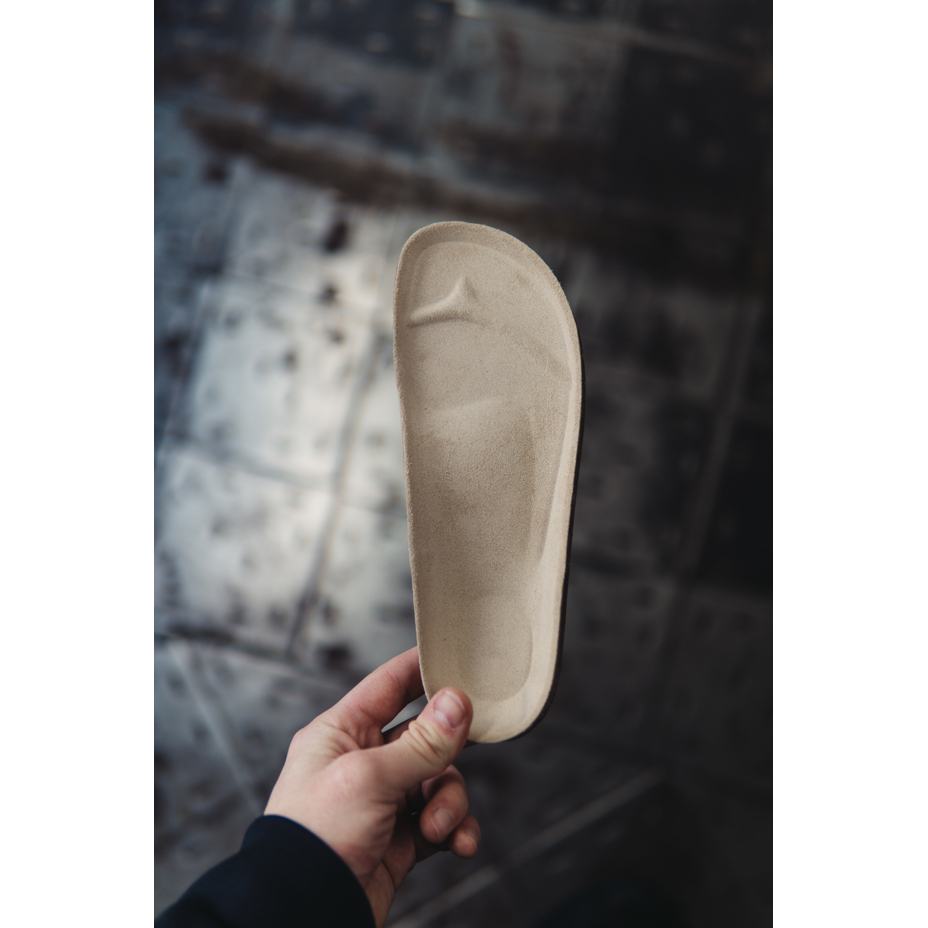 Men's Trepky Orthopaedic Cork Sliders Black