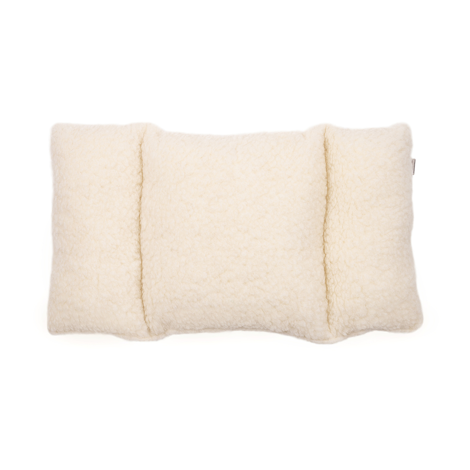 Wool Back Support Cushion Natural
