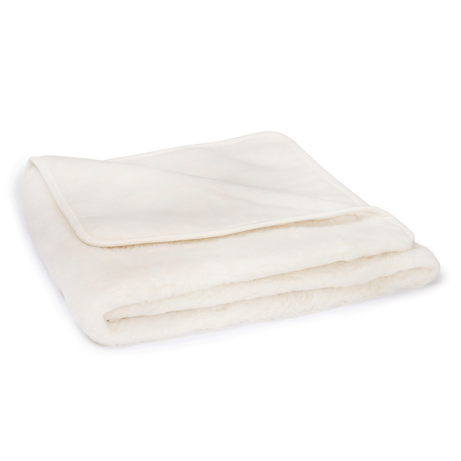 Single-Layer Wool Blanket Natural