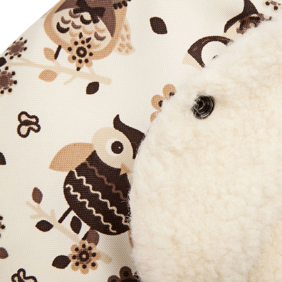Wool Hand Muff Owls
