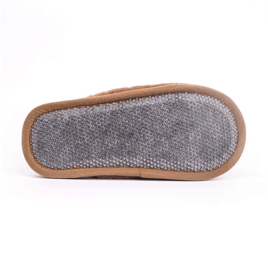 Wool Slippers Brown