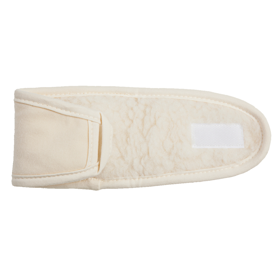 Merino wool wrist brace natural