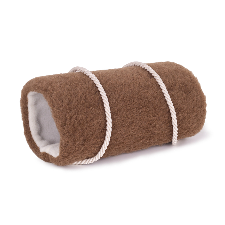 Merino Wool Hand Muff Brown