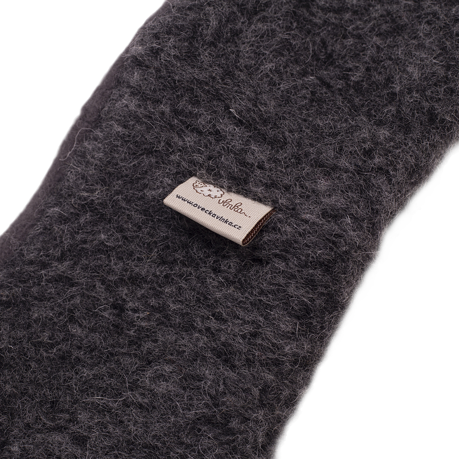 Wool Headband Grey