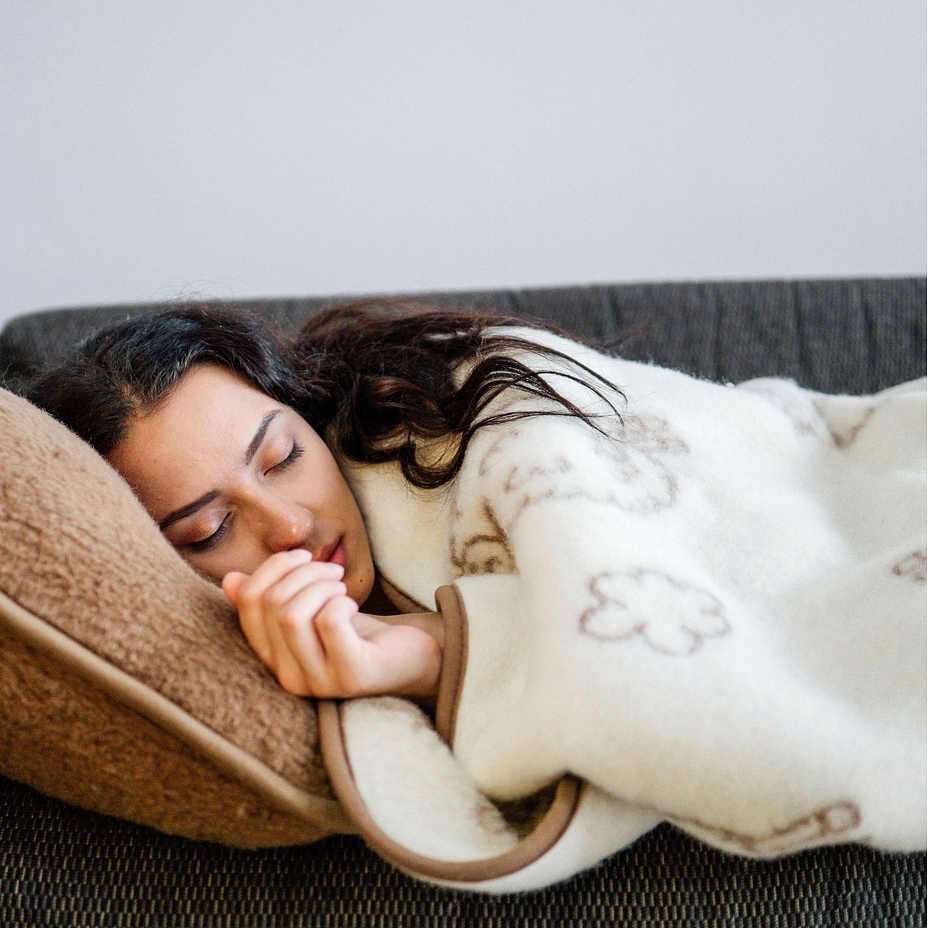 Single-Layer Wool Blanket Sheep
