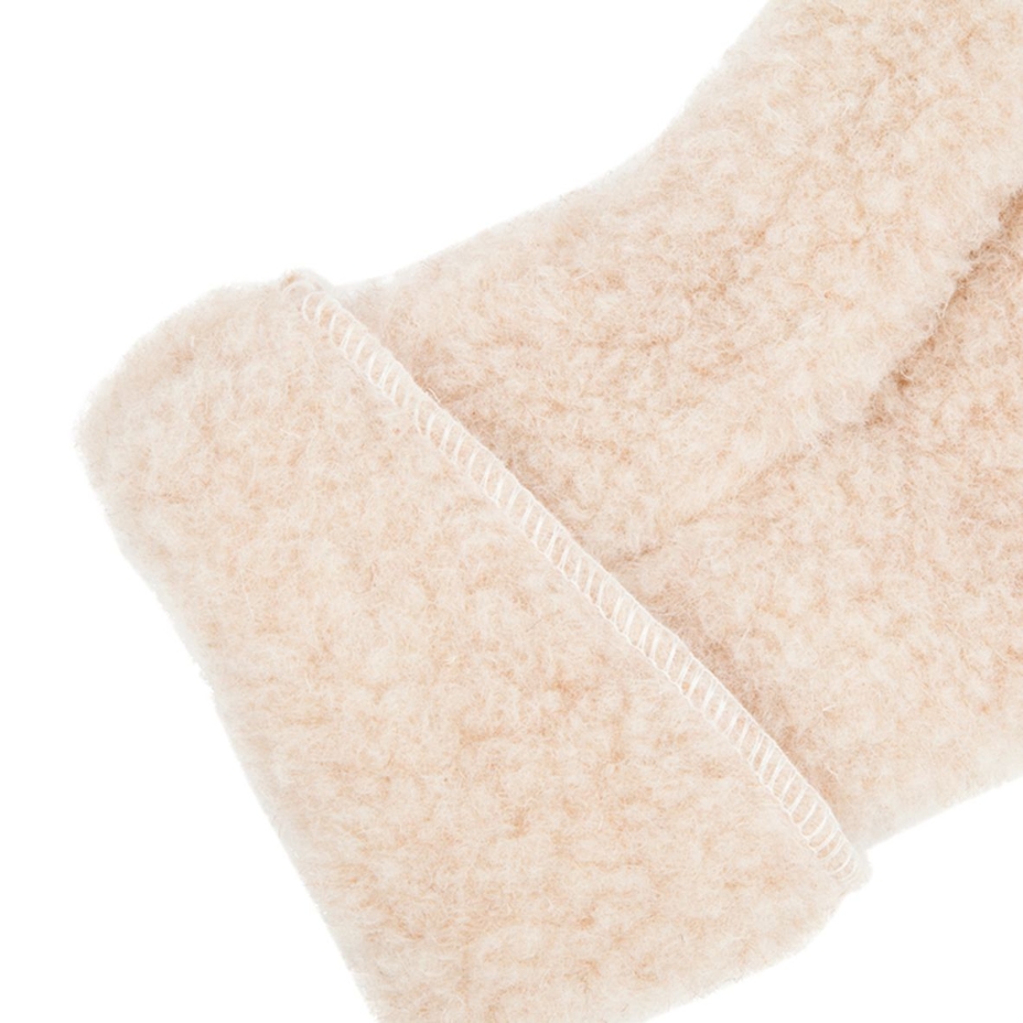 Wool Mittens Beige