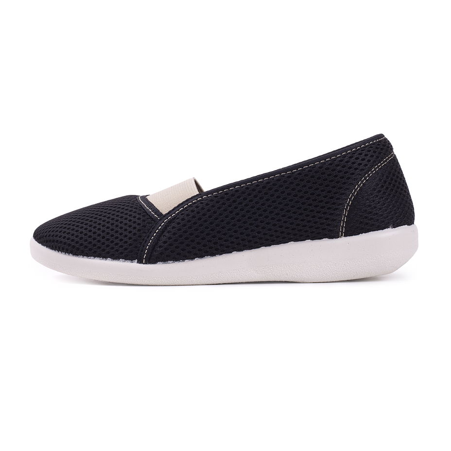 Women's comfort ballerinas Black and White