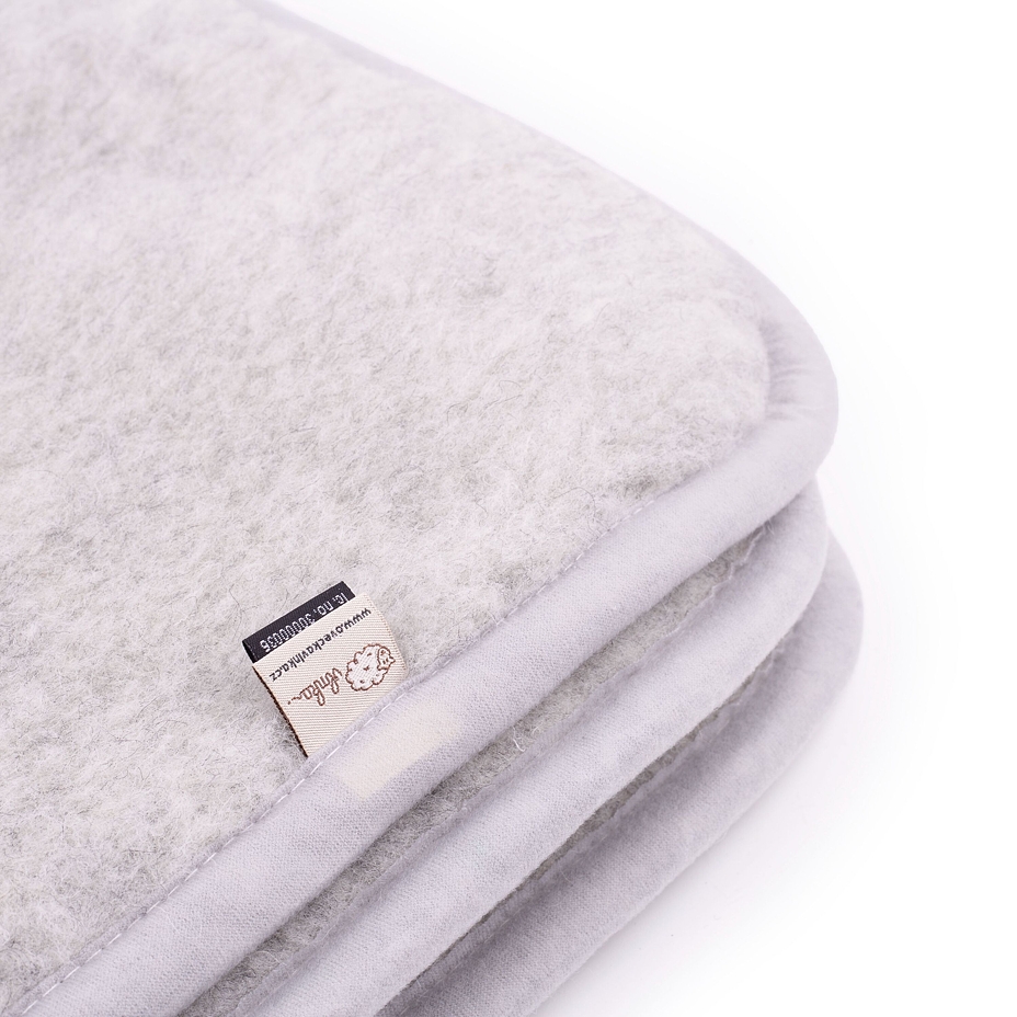 Children's Wool Blanket Grey