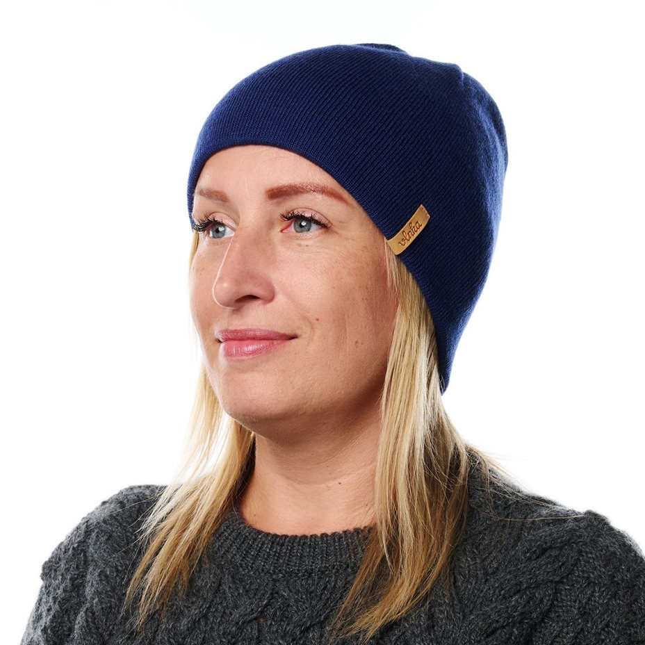 Vlnka Wool Beanie V22 Blue