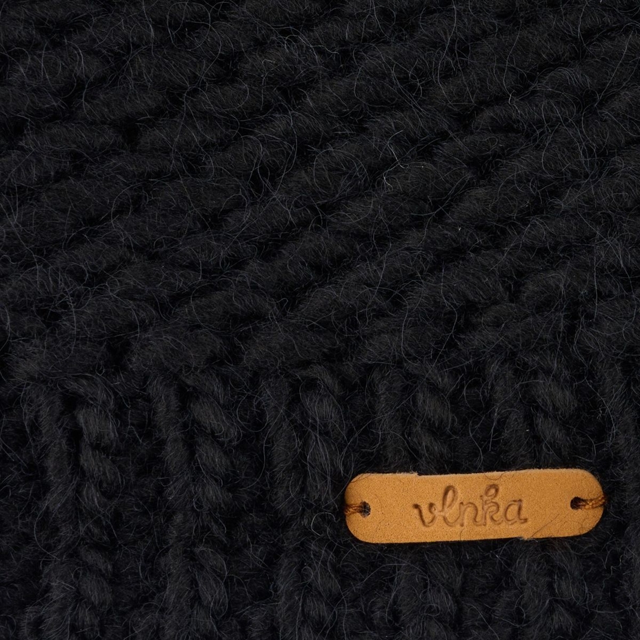 Vlnka Wool Neck Warmer N01 Black