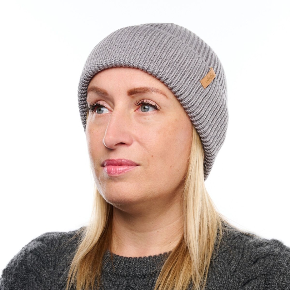 Vlnka Wool Beanie V21 Grey