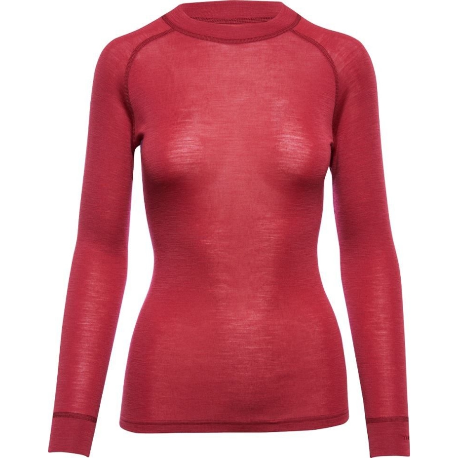 Women's Performance Merino WARM THERMOWAVE Top Red