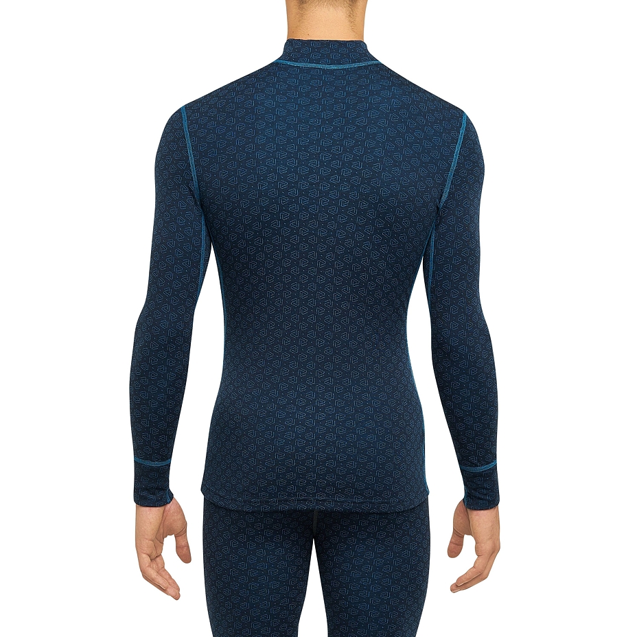 Men's Performance MERINO XTREME THERMOWAVE Top with Zip Dark Blue