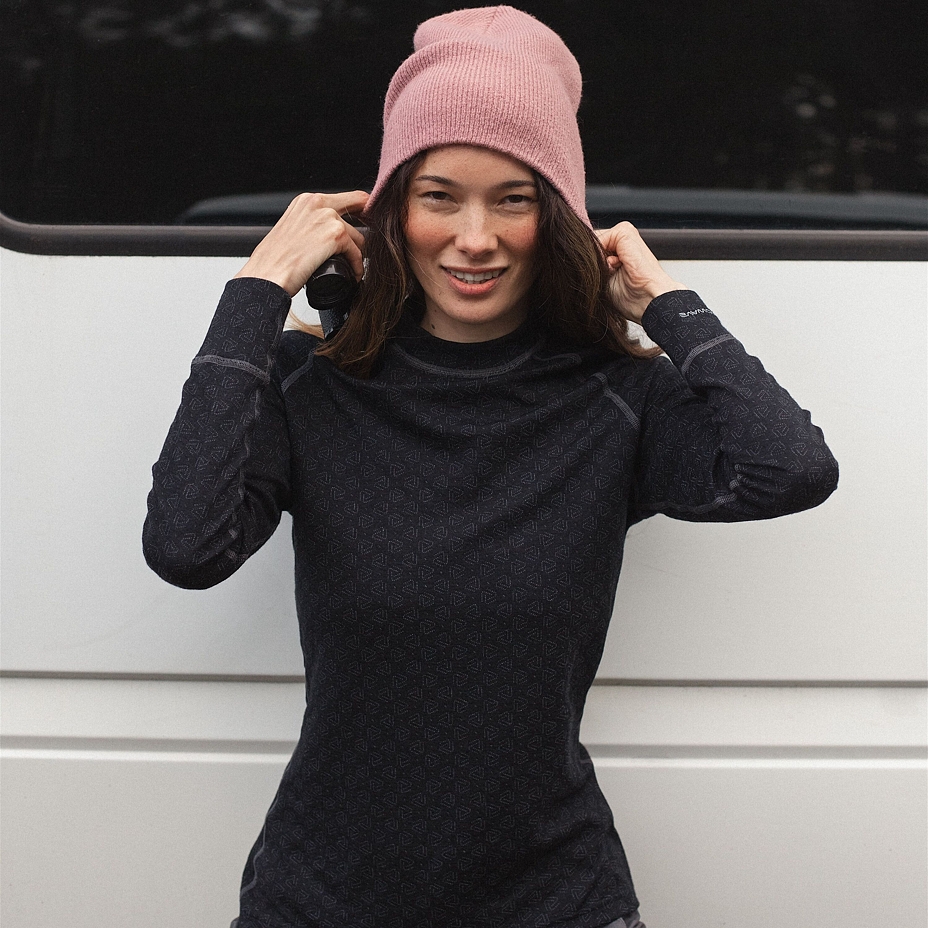 Women's Performance Merino XTREME THERMOWAVE Top Black