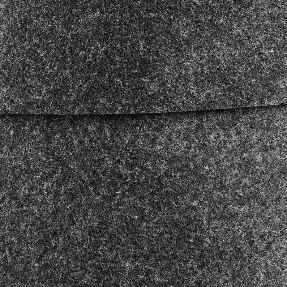 Felt Storage Basket Round Black