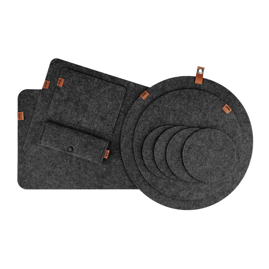 Felt Mouse Mat Black