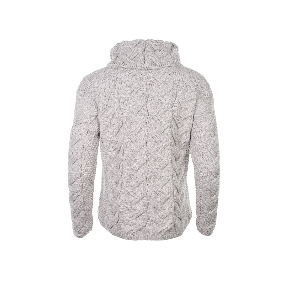 Vlnka Women's Wool Sweater S03 Light Grey