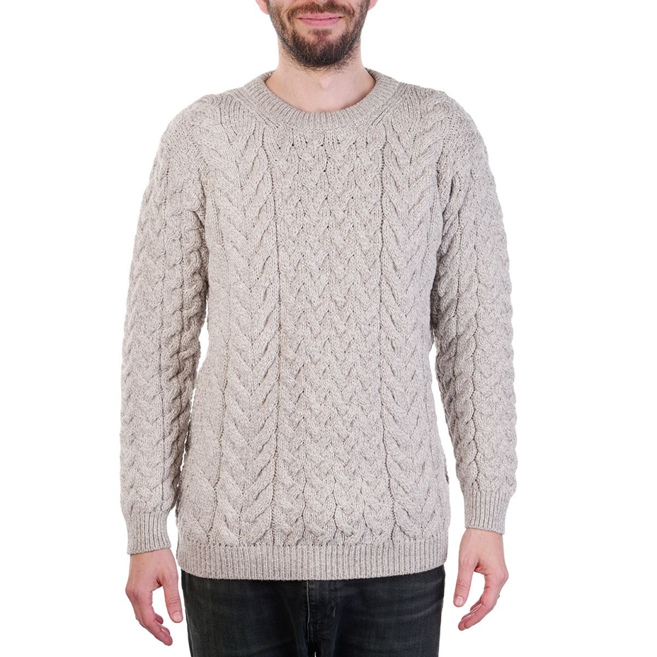 Vlnka Wool Sweater S08 Light Grey