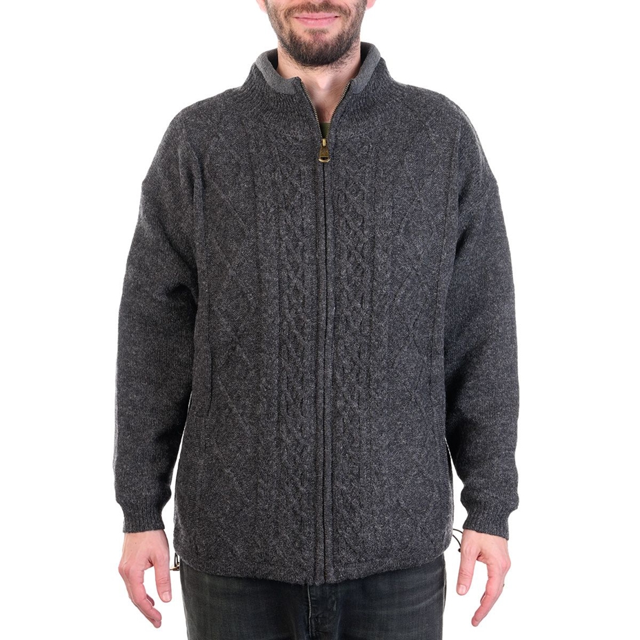 Men's Wool Sweater S13 Dark Grey