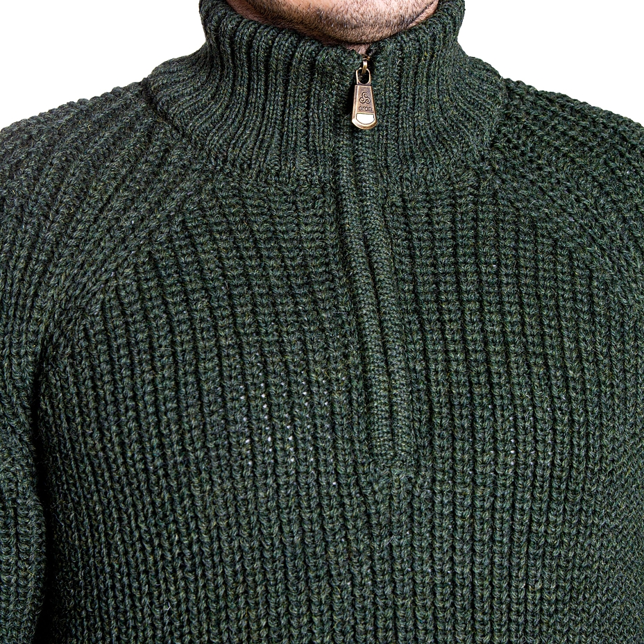 Men's Wool Sweater S12 Green
