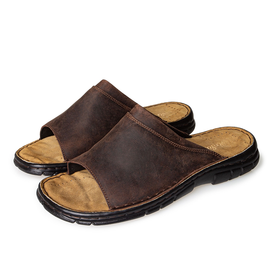 Men’s Teodor Leather Slip-on Shoes Brown