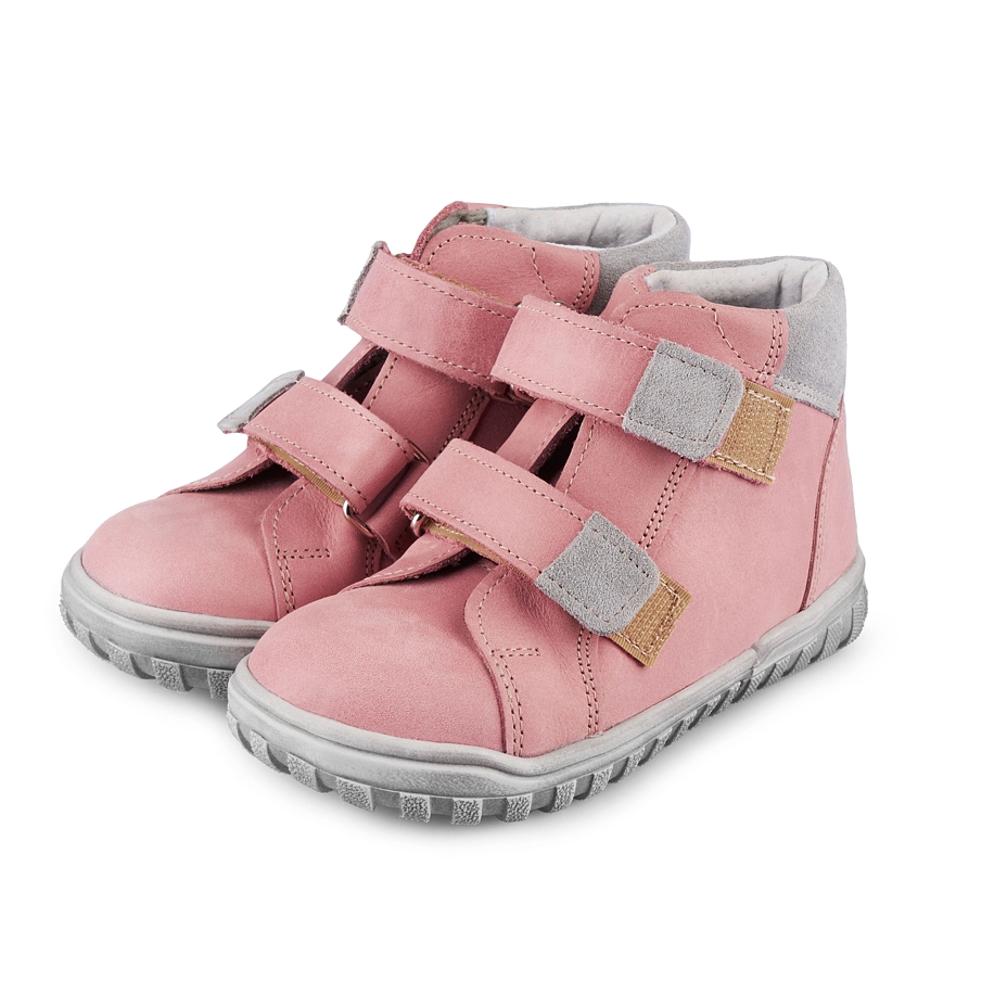 Kids’ Pepe Leather Velcro Sneakers Pink