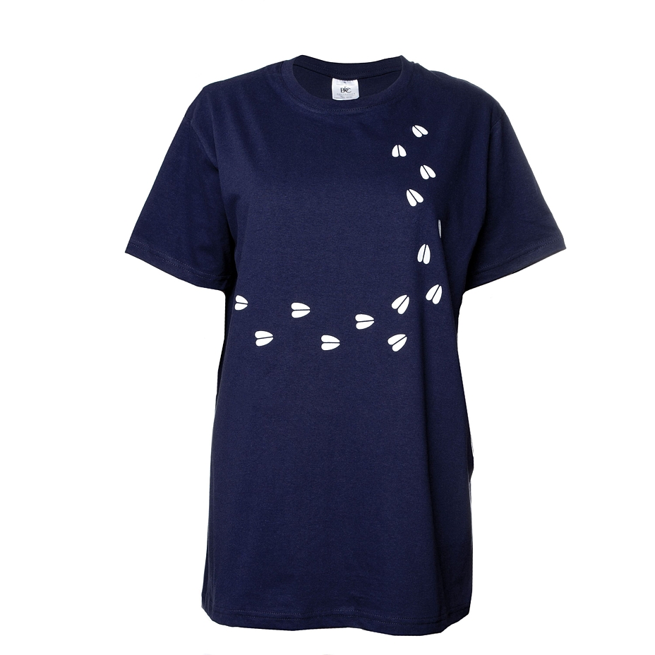 Woolvilli Cotton T-shirt Navy