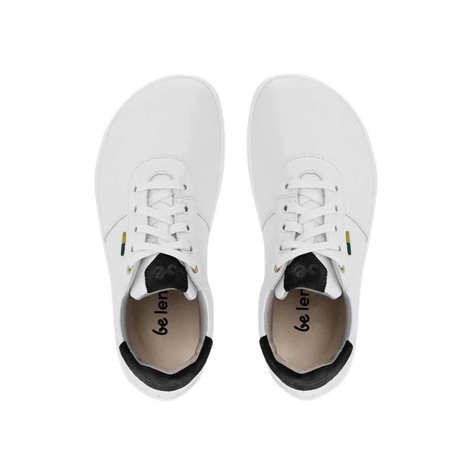 Royale Leather Barefoot Shoes White/Black