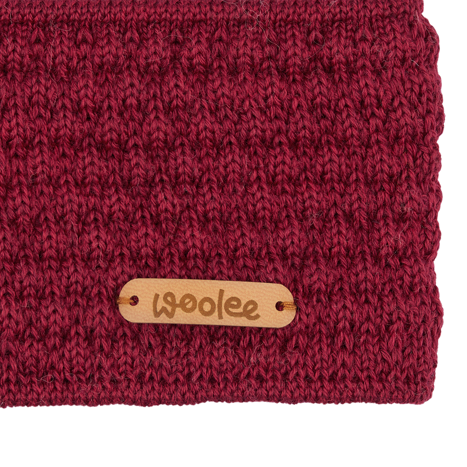 Woolee Knitted Headband C06 Red