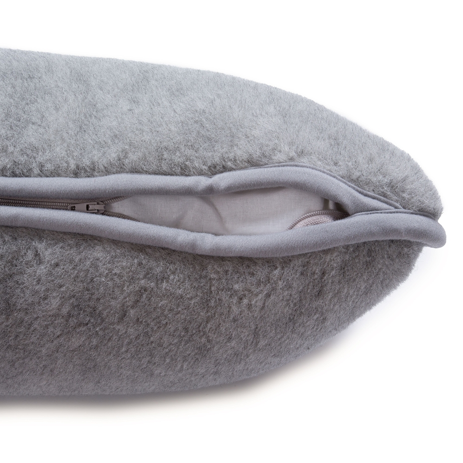 Wool Cushion Grey