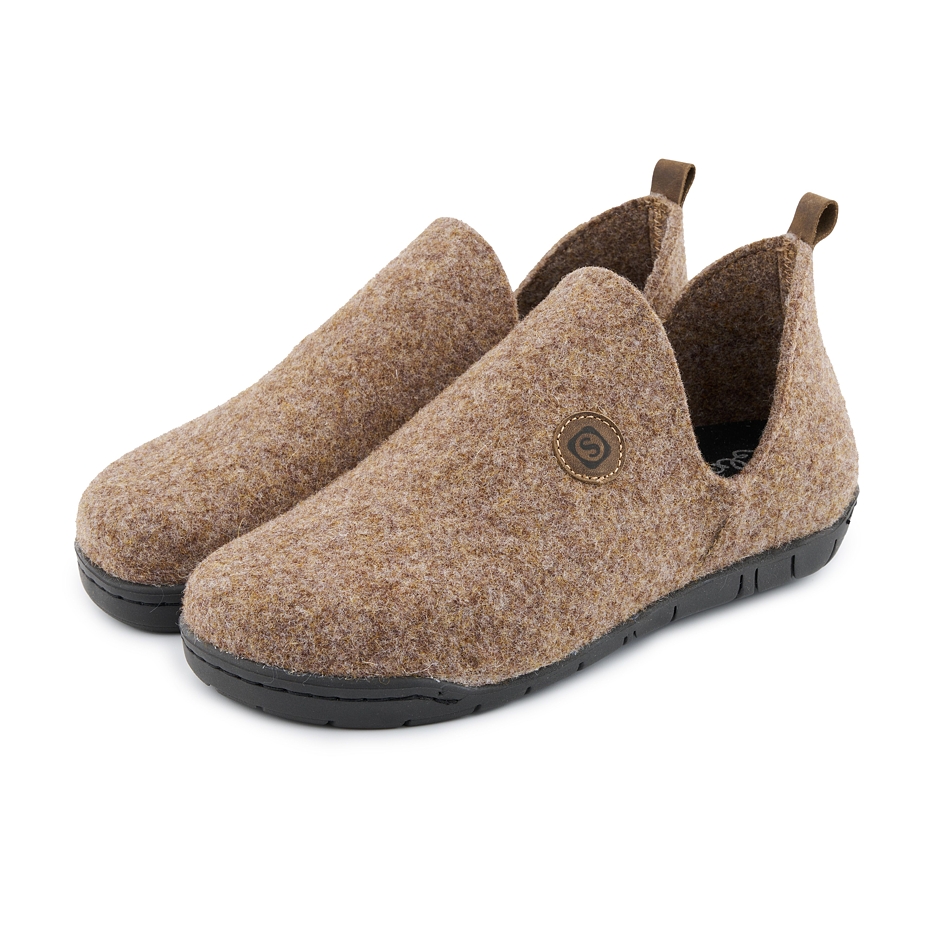Women’s Jana Felt Slippers Natural