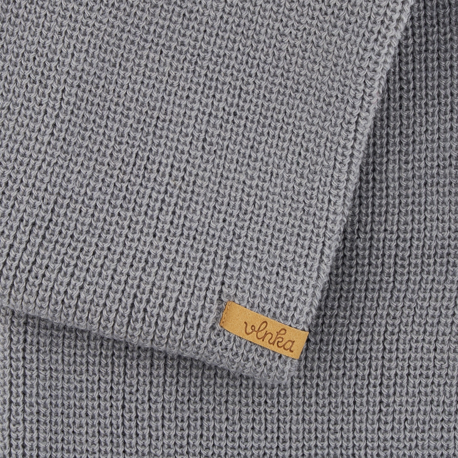 Kids’ Vlnka Wool Neck Warmer N04 Grey