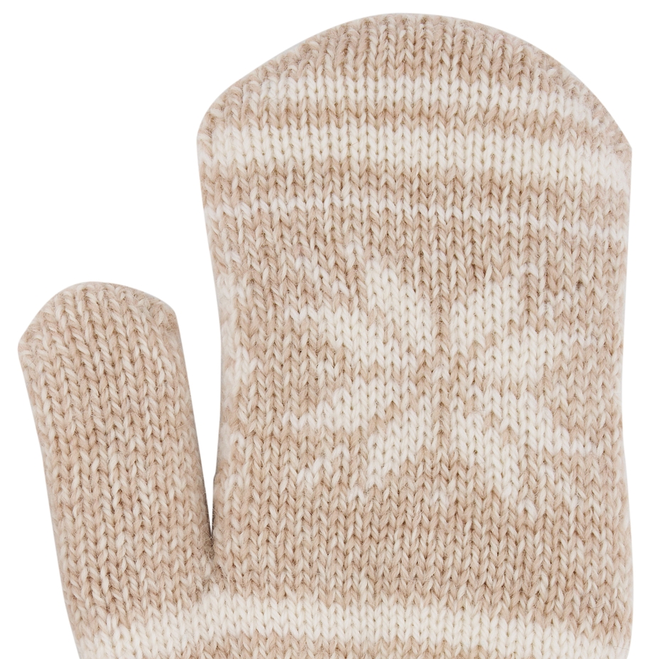 Kids’ Vlnka Wool Mittens P04 Beige