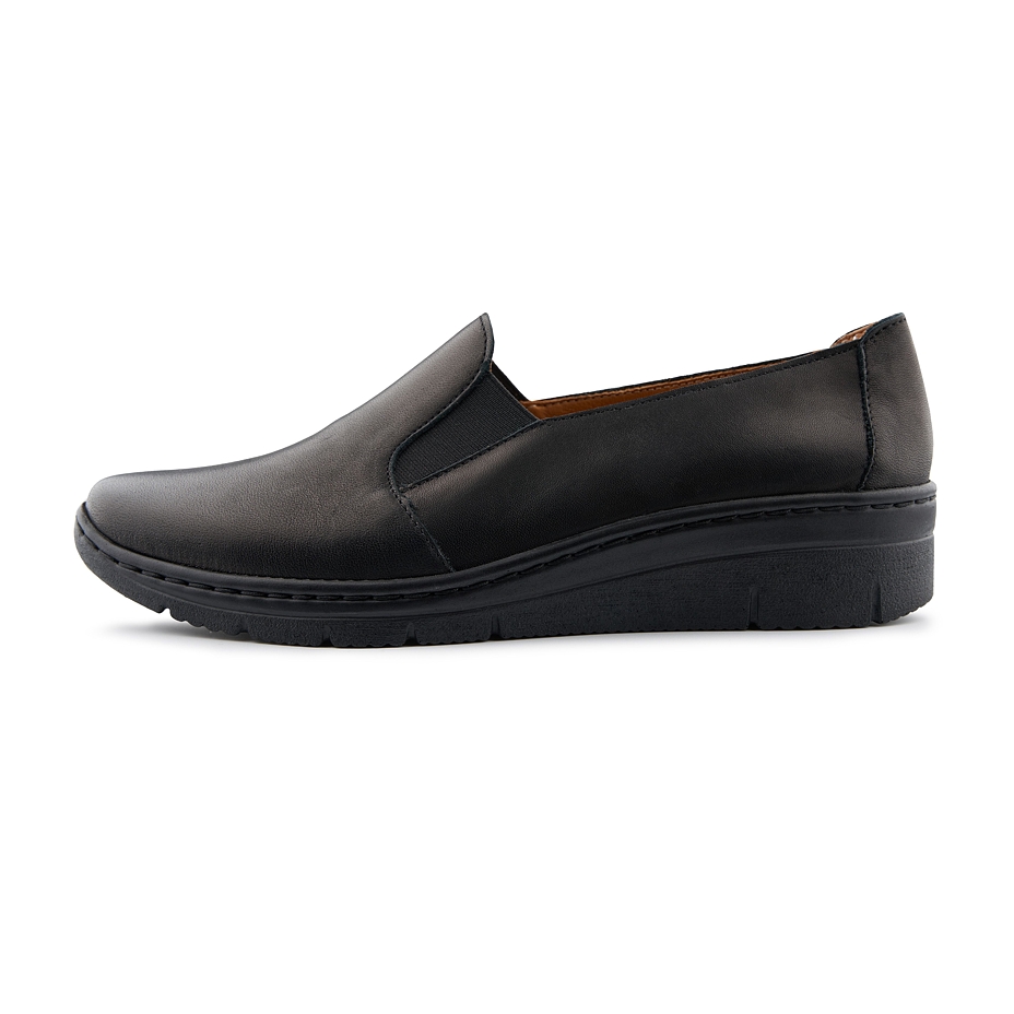 Women’s Andrea Leather Loafers Black