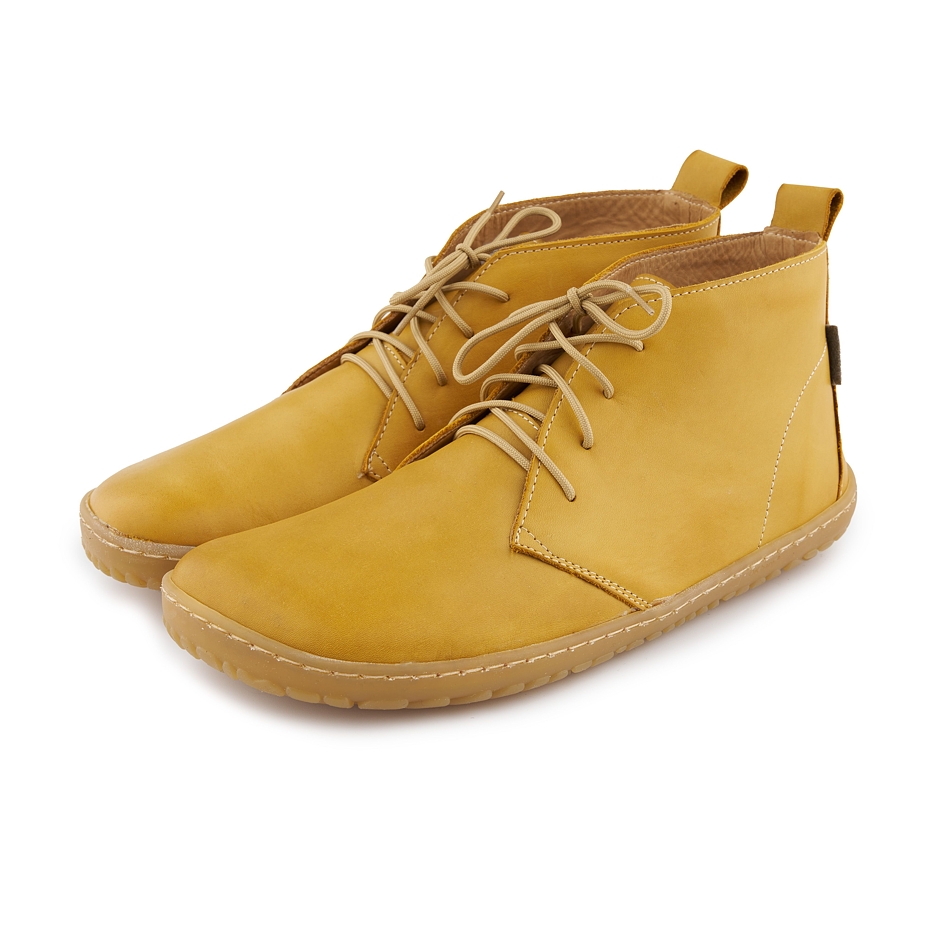 Women’s Otilie Leather Barefoot Shoes Yellow