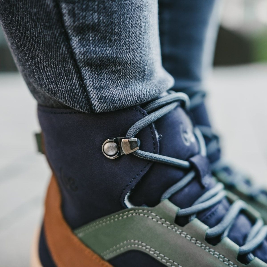 Be Lenka York Leather Ankle Barefoot Boots Green