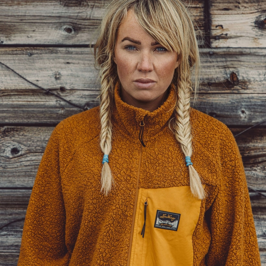 Merino Flok Lundhags Women's Sweatshirt - Brown