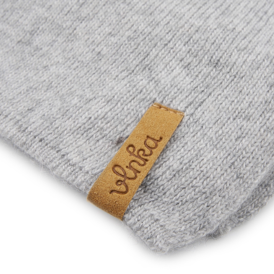 Vlnka Wool Scarf with Cashmere B07 Light Grey