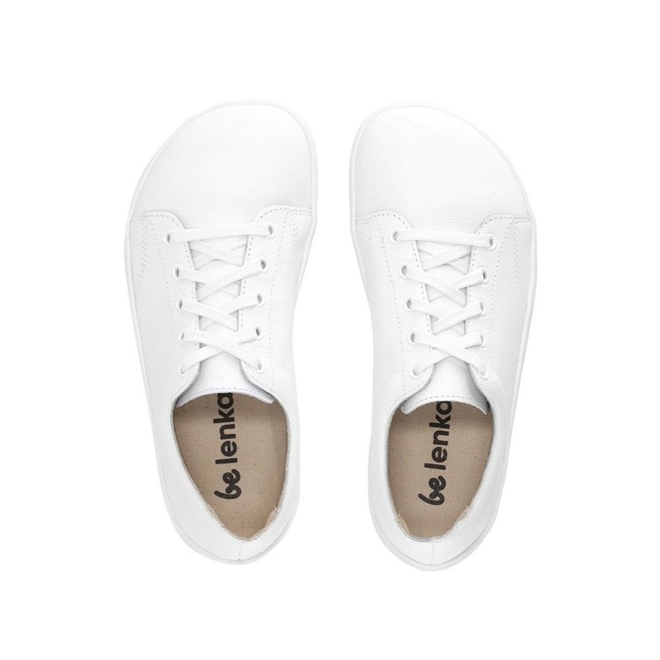 Prime Leather Barefoot Trainers White